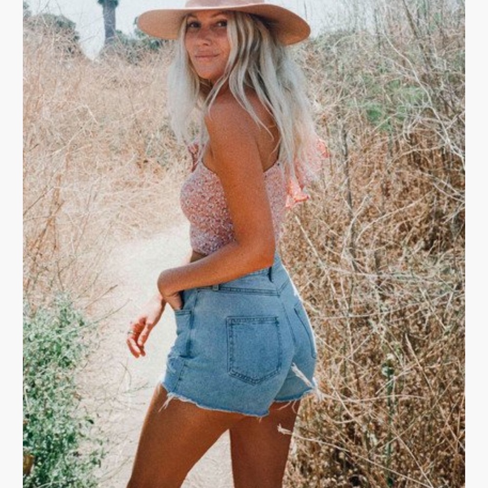 ☀️🌴 BILLABONG ☀️🌴 Salty Blonde Salt Washed Denim Short